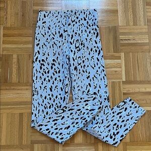 ADIDAS BY STELLA MCCARTNEY Leopard Print Training Leggings M